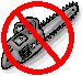 Chainsaws not allowed on this Reserve